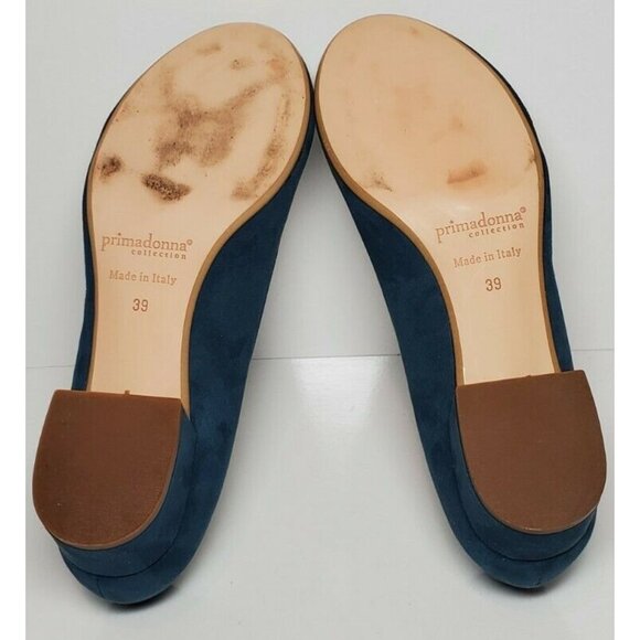 PRIMADONNA COLLECTION WOMEN'S EURO 39 BOW COLOR- BLUE JEAN NEW PD011340050MI - Picture 10 of 12